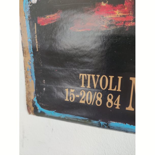Tivoliplakat 1984. Martha Graham Dance Company af Kurt Trampedach