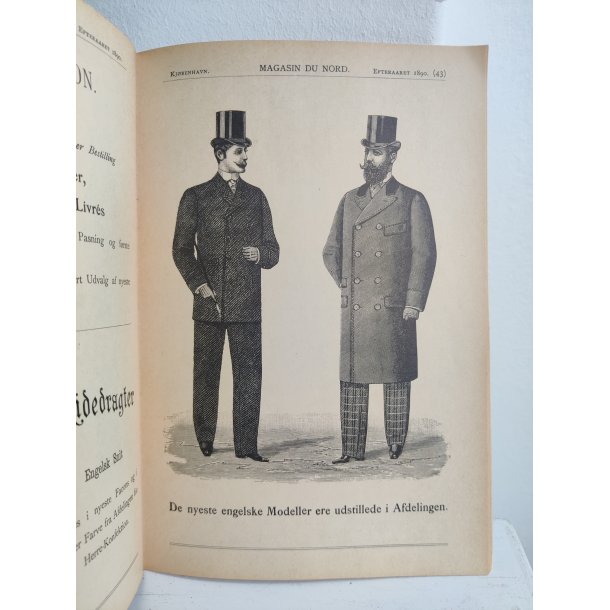 Magasin Du Nord Katalog for s�sonen 1890-91, genoptryk 1973