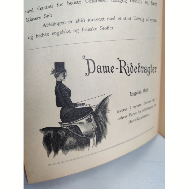 Magasin Du Nord Katalog for s�sonen 1890-91, genoptryk 1973