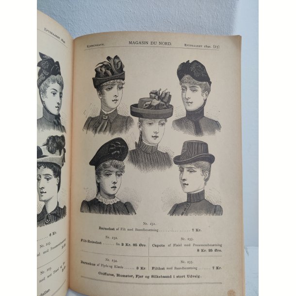 Magasin Du Nord Katalog for s�sonen 1890-91, genoptryk 1973