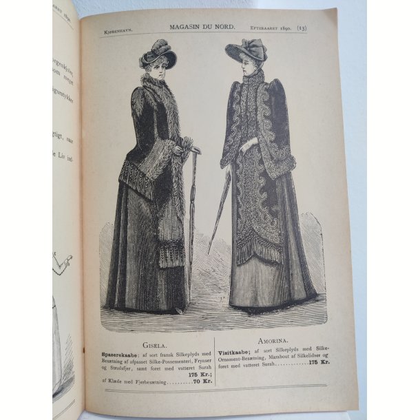 Magasin Du Nord Katalog for s�sonen 1890-91, genoptryk 1973