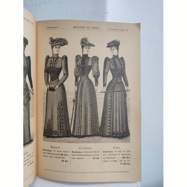 Magasin Du Nord Katalog for s�sonen 1890-91, genoptryk 1973