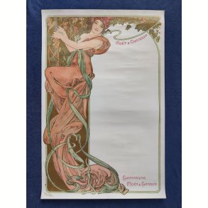 Alphonse Mucha - M�et & Chandon vintage reklame 
