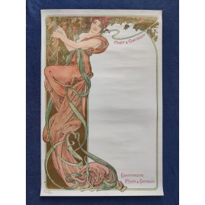 Alphonse Mucha - M�et & Chandon vintage reklame 