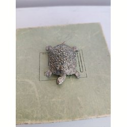 Vintage broche med skildpadde