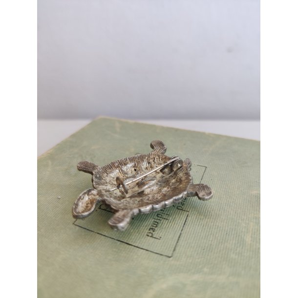 Vintage broche med skildpadde