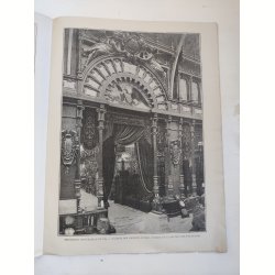 Fransk magasin fra Verdensudstillingen 1889, Paris Illustr� med Eiffelt�rnet