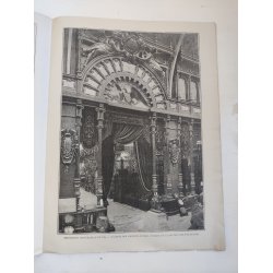 Fransk magasin fra Verdensudstillingen 1889, Paris Illustr� med Eiffelt�rnet