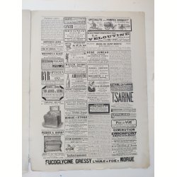 Fransk magasin fra Verdensudstillingen 1889, Paris Illustr� med Eiffelt�rnet