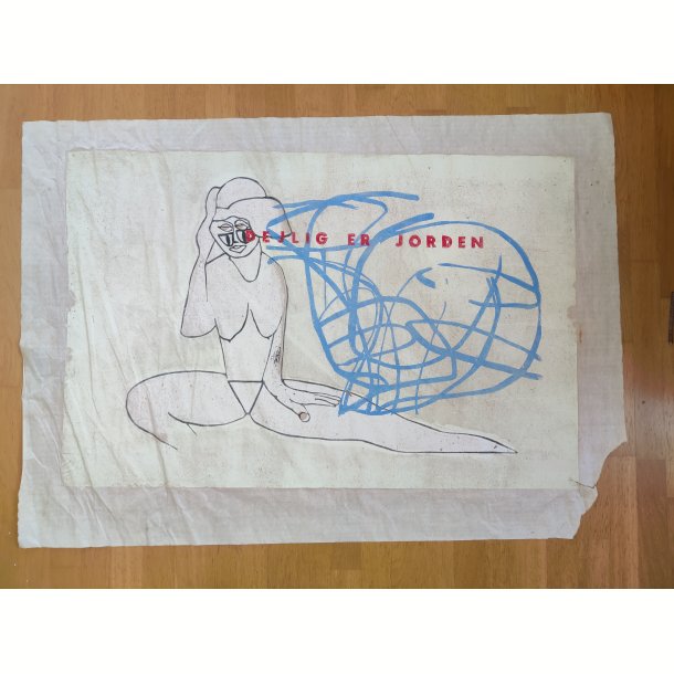 Dejlig er jorden. Monotypi af Toni Larsen, 1993