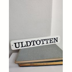 Emaljeskilt Uldtotten