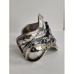 Jacob Hull unika fors�lvet armring
