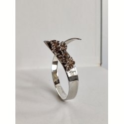 �ben armring i s�lv med blade