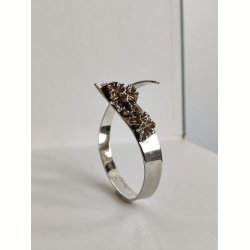 �ben armring i s�lv med blade