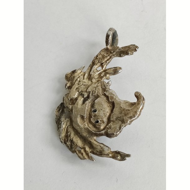 Vintage vedh�ng i tin med lapis lazuli, 1970erne