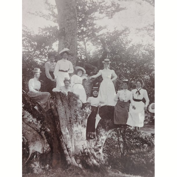 Antikt foto af en gruppe kvinder 1910