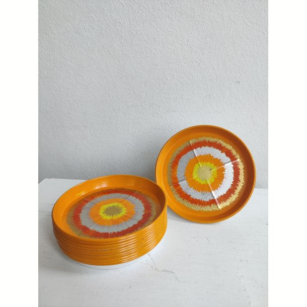 10 vintage coasters 1970'erne. Ira / Anita Wangel
