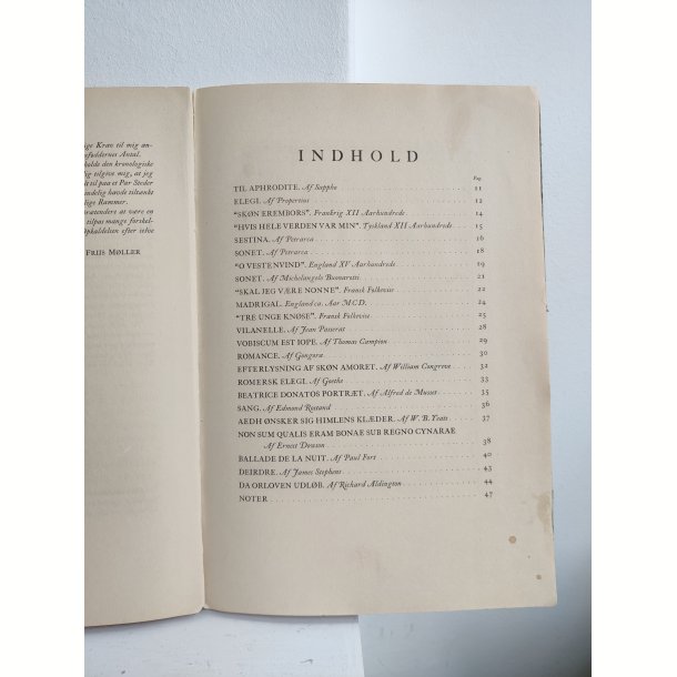 Erato - digte om k�rlighed 1942. Signeret og nummereret. Kai Friis M�ller, Utzon-Frank 