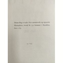 Erato - digte om k�rlighed 1942. Signeret og nummereret. Kai Friis M�ller, Utzon-Frank 