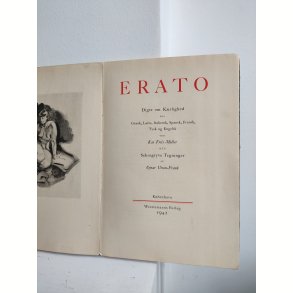 Erato - digte om k�rlighed 1942. Signeret og nummereret. Kai Friis M�ller, Utzon-Frank 