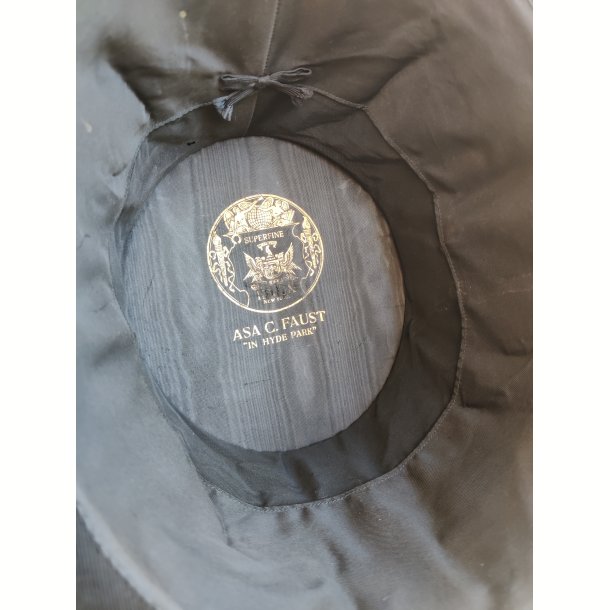 Chapeau claque - sammenklappelig h�j hat 57 cm