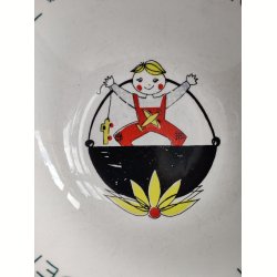 Den sorte gryde. Stavangerflint b�rnetallerken