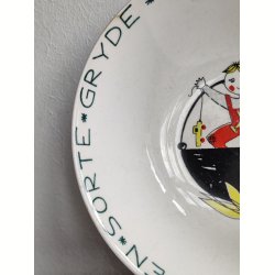 Den sorte gryde. Stavangerflint b�rnetallerken