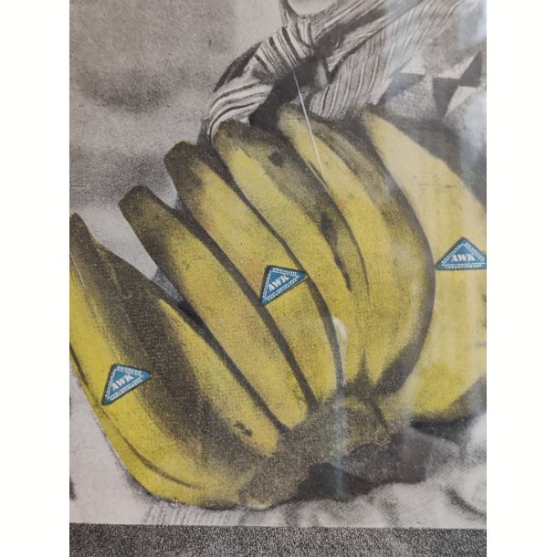 Kirkebye bananer gammel reklame