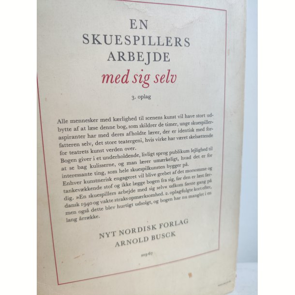 Stanislavski: En skuespillers arbejde med sig selv