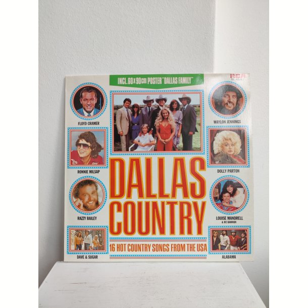 LP med plakat: Dallas Country 1982