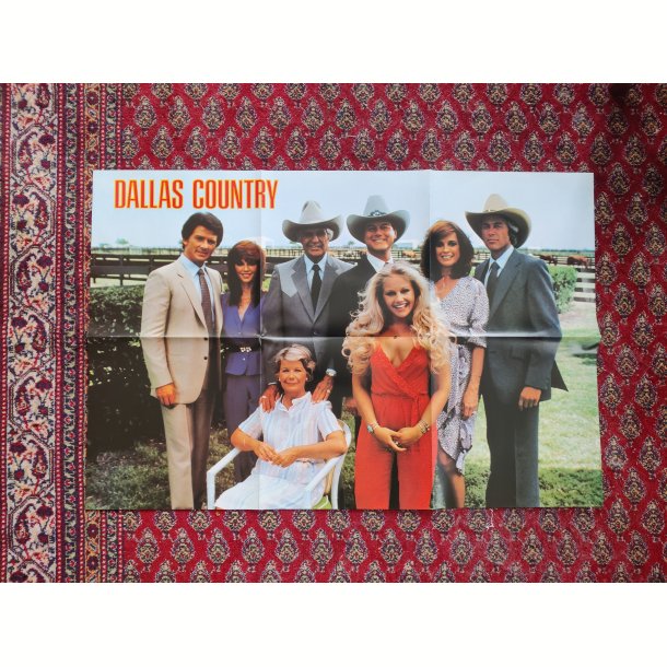 LP med plakat: Dallas Country 1982