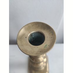 Lysestage af messing, 1850-1900