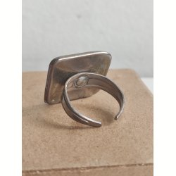 Vintage bijoux ring med mystiske tegn