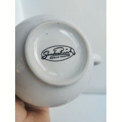 K�mpe kaffekopper fra 1990'erne med sol og m�ne