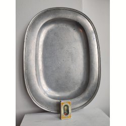 Stort Just Andersen tinfad, 43 cm