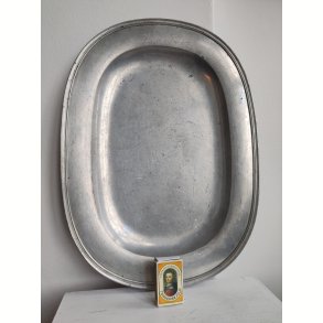 Stort Just Andersen tinfad, 43 cm