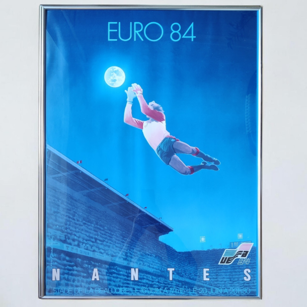 Fransk vintage fodboldplakat, UEFA Euro 84 